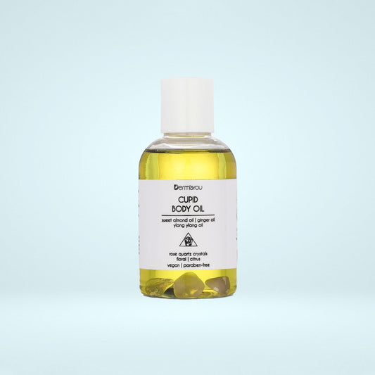 Cupid Moisture Body Oil with Rose Quartz Crystals